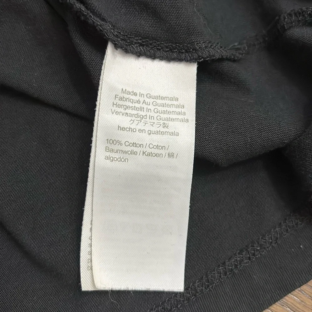 J.Crew essential tee black short sleeve cotton T-shirt Size L